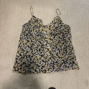 Karl lagerfeld floral blouse